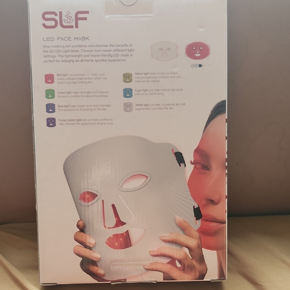 LF LED Face Mask - White - Picture 2 of 9